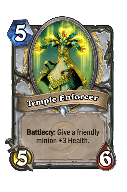 Temple Enforcer Hearthstone kártya