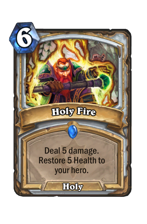 Holy Fire Hearthstone kártya