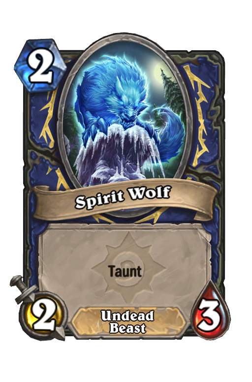 Spirit Wolf Hearthstone kártya