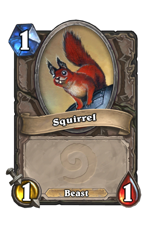 Squirrel Hearthstone kártya