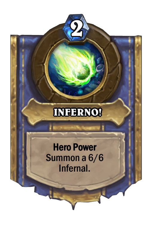 INFERNO! Hearthstone kártya