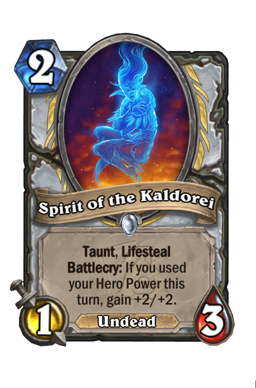 Spirit of the Kaldorei Hearthstone kártya