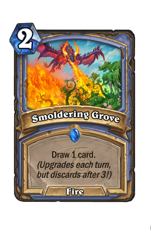 Smoldering Grove Hearthstone kártya
