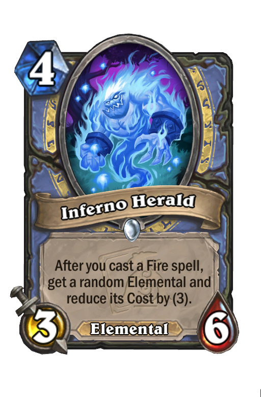 Inferno Herald Hearthstone kártya