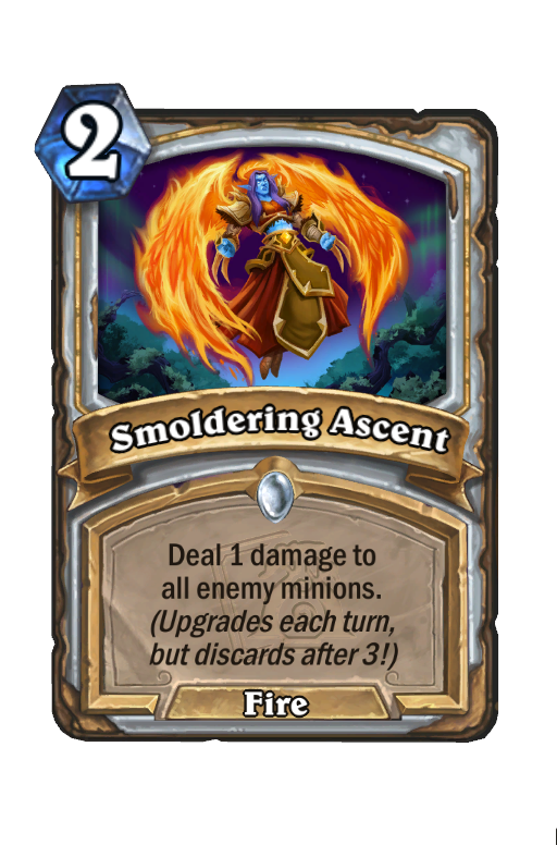 Smoldering Ascent Hearthstone kártya