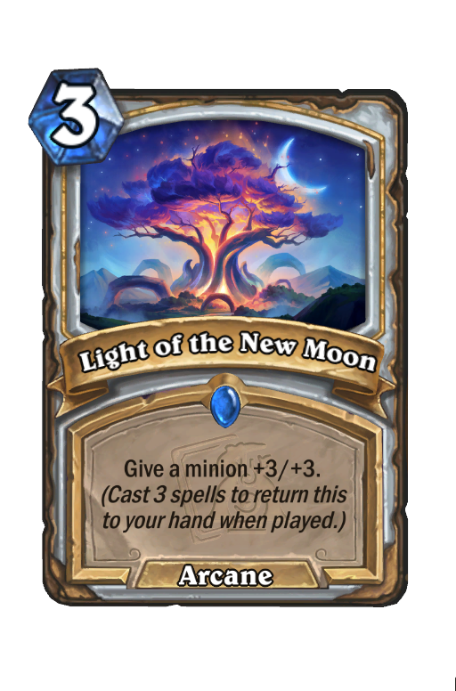 Light of the New Moon Hearthstone kártya