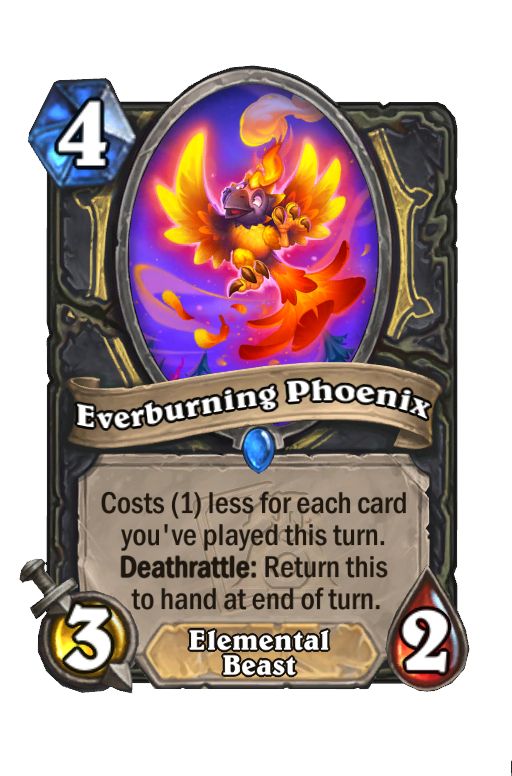 Everburning Phoenix Hearthstone kártya