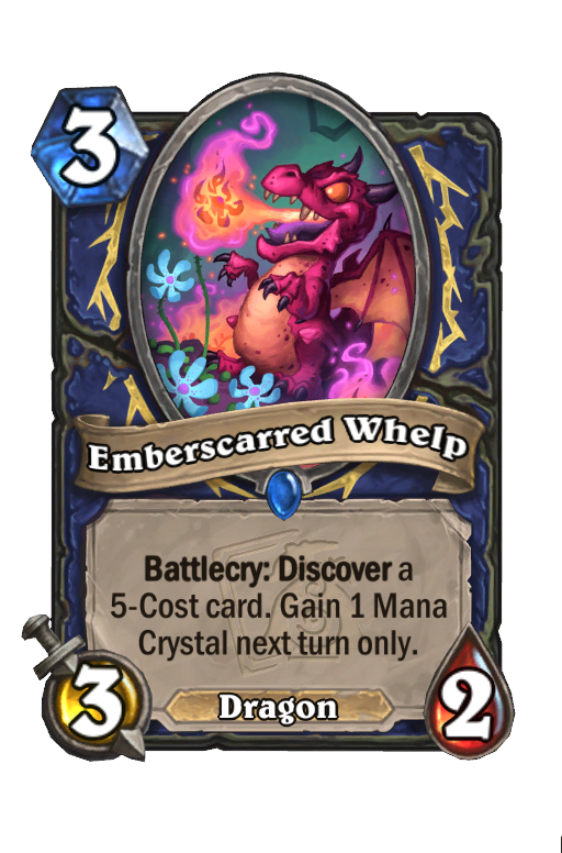 Emberscarred Whelp Hearthstone kártya
