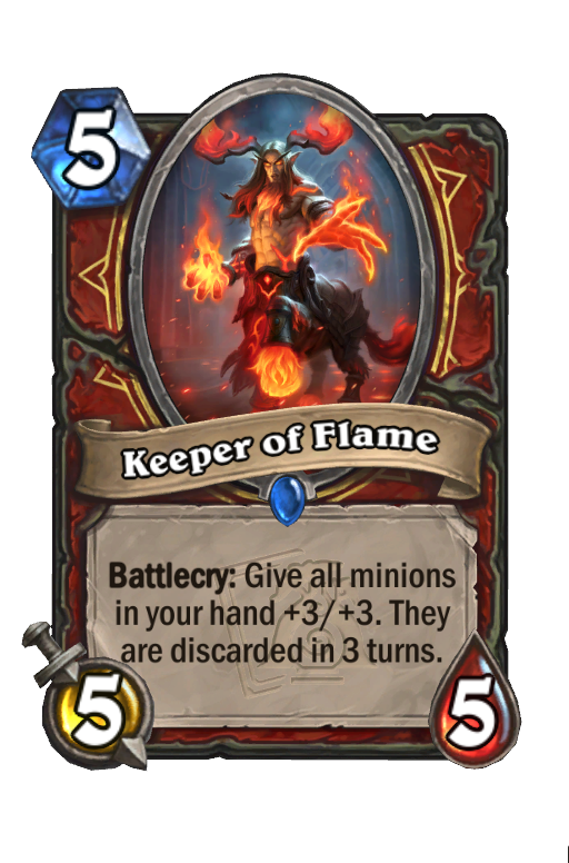 Keeper of Flame Hearthstone kártya