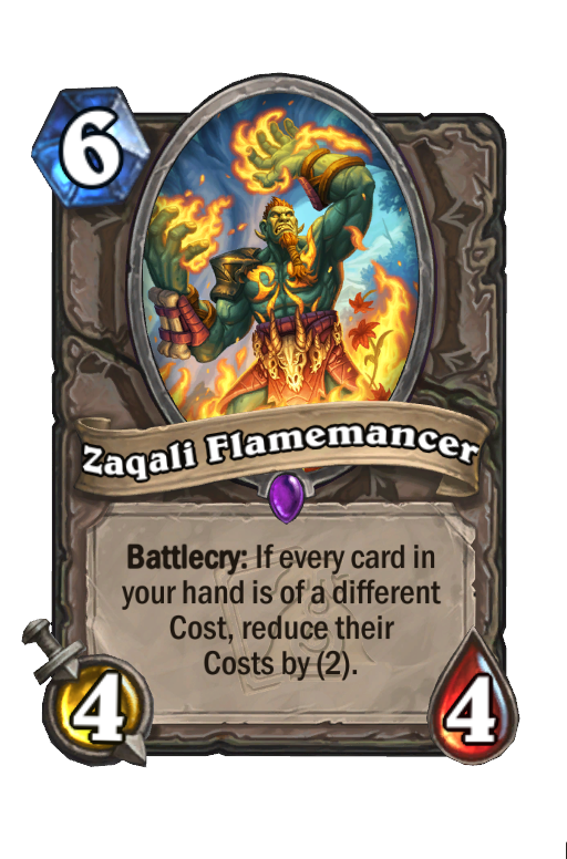 Zaqali Flamemancer Hearthstone kártya