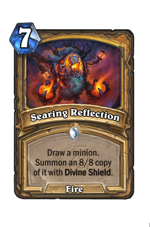 Searing Reflection Hearthstone kártya
