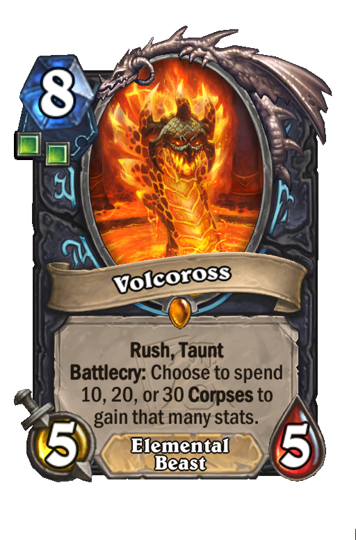 Volcoross Hearthstone kártya