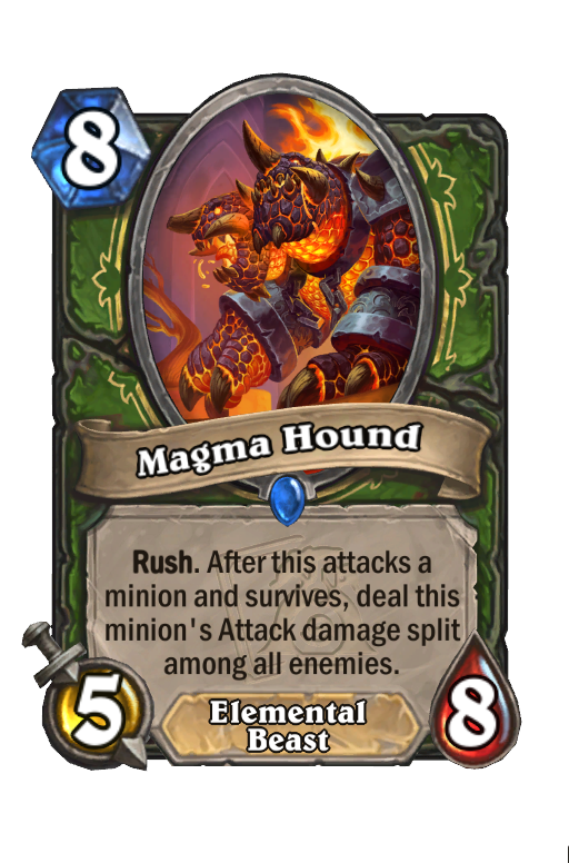 Magma Hound Hearthstone kártya