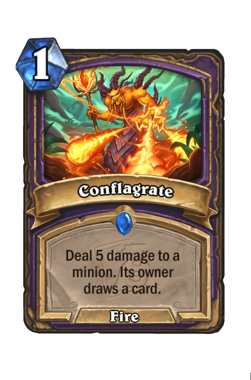 Conflagrate Hearthstone kártya