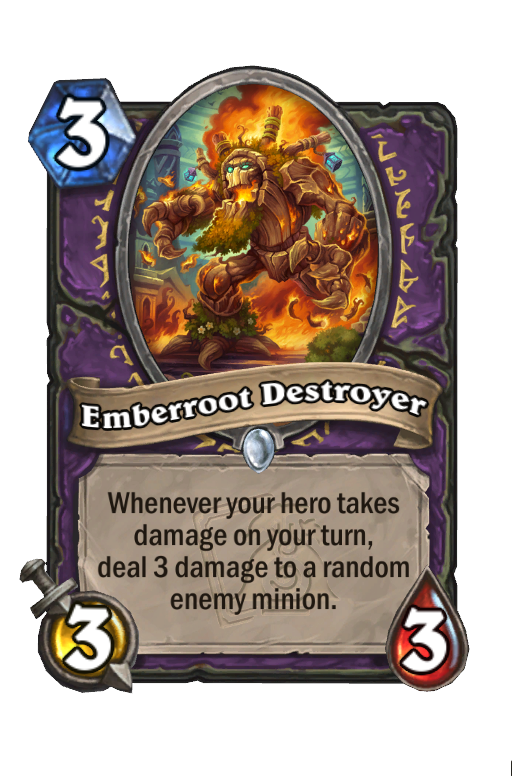 Emberroot Destroyer Hearthstone kártya