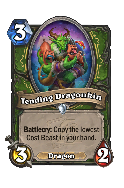 Tending Dragonkin Hearthstone kártya