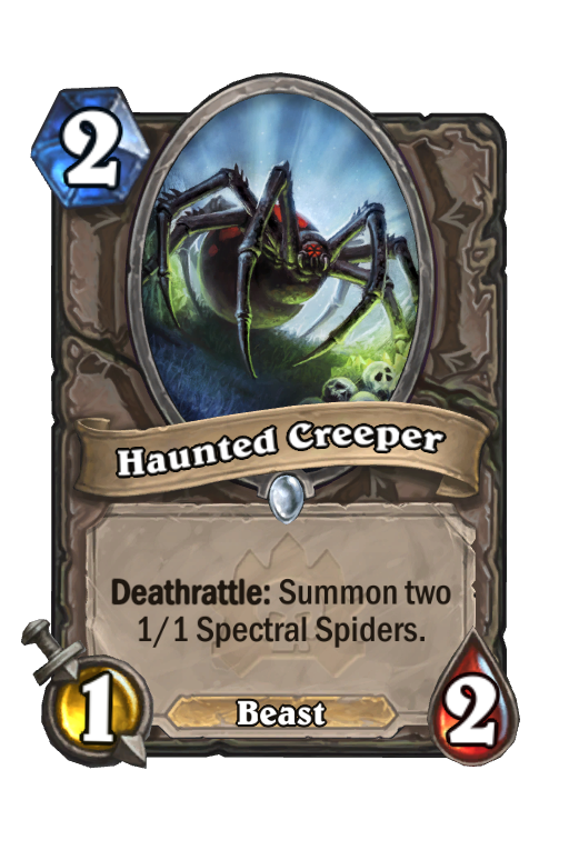 Haunted Creeper Hearthstone kártya
