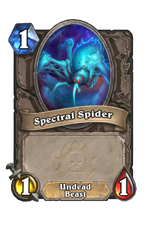 Spectral Spider Hearthstone kártya
