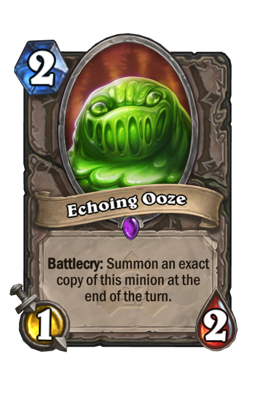 Echoing Ooze Hearthstone kártya