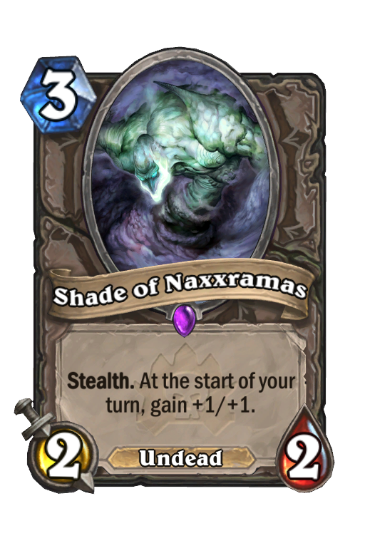 Shade of Naxxramas Hearthstone kártya