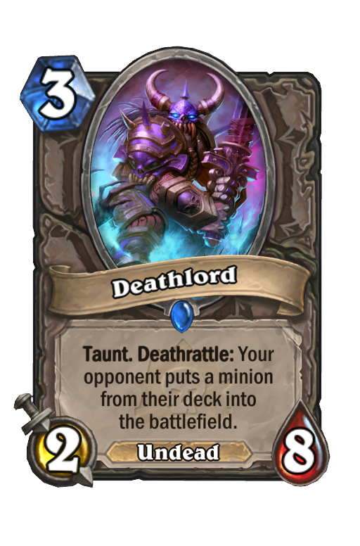 Deathlord Hearthstone kártya
