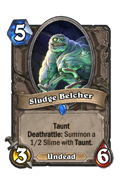 Sludge Belcher Hearthstone kártya