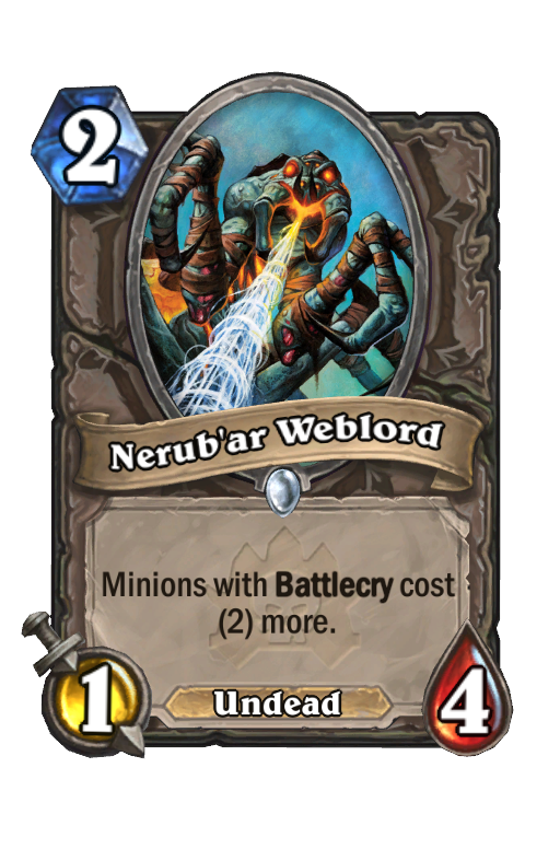 Nerub'ar Weblord Hearthstone kártya