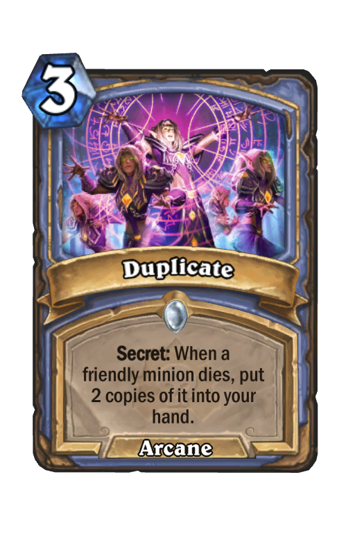 Duplicate Hearthstone kártya