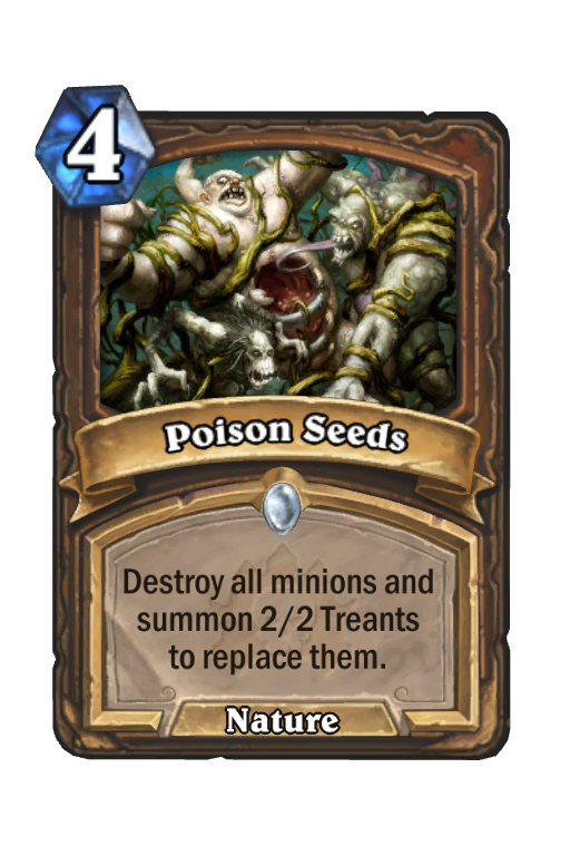 Poison Seeds Hearthstone kártya