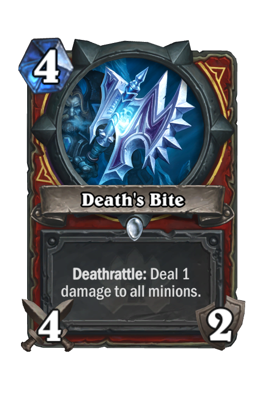Death's Bite Hearthstone kártya