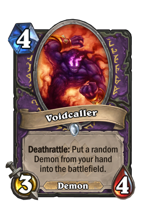 Voidcaller Hearthstone kártya