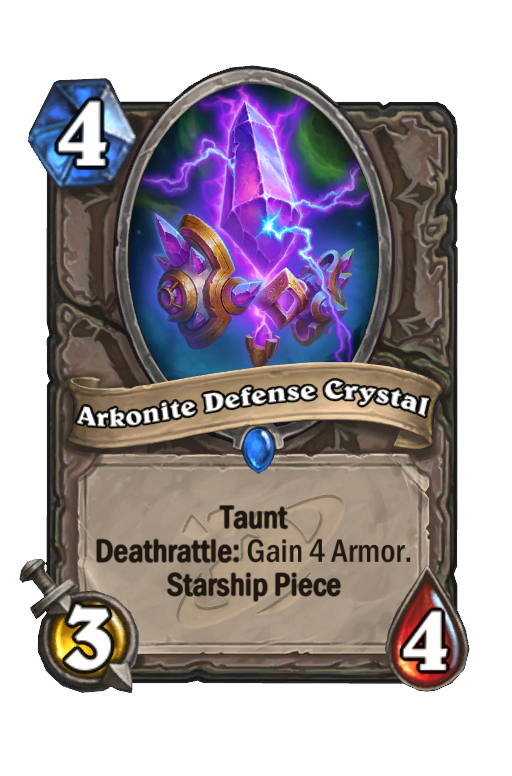 Arkonite Defense Crystal Hearthstone kártya