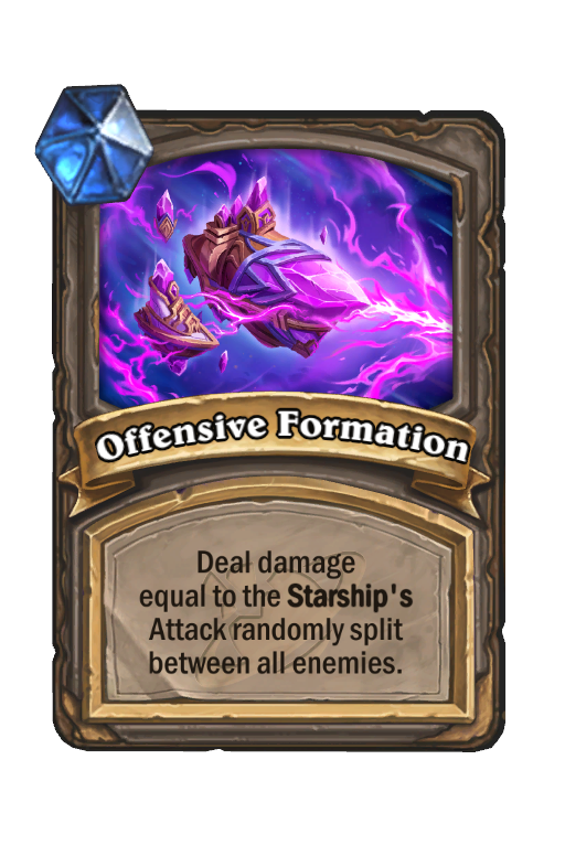Offensive Formation Hearthstone kártya