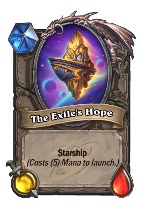 The Exile's Hope Hearthstone kártya