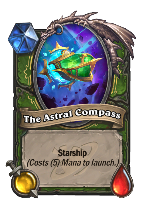 The Astral Compass Hearthstone kártya