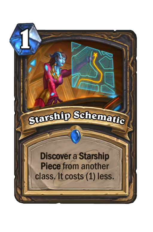 Starship Schematic Hearthstone kártya