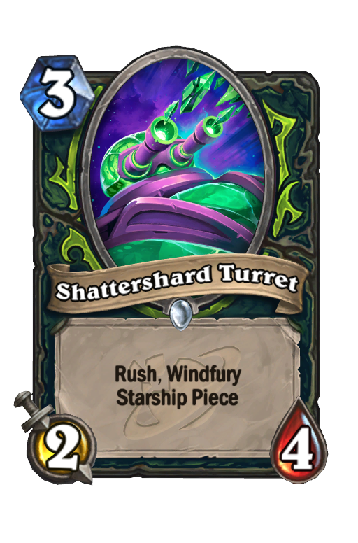 Shattershard Turret Hearthstone kártya