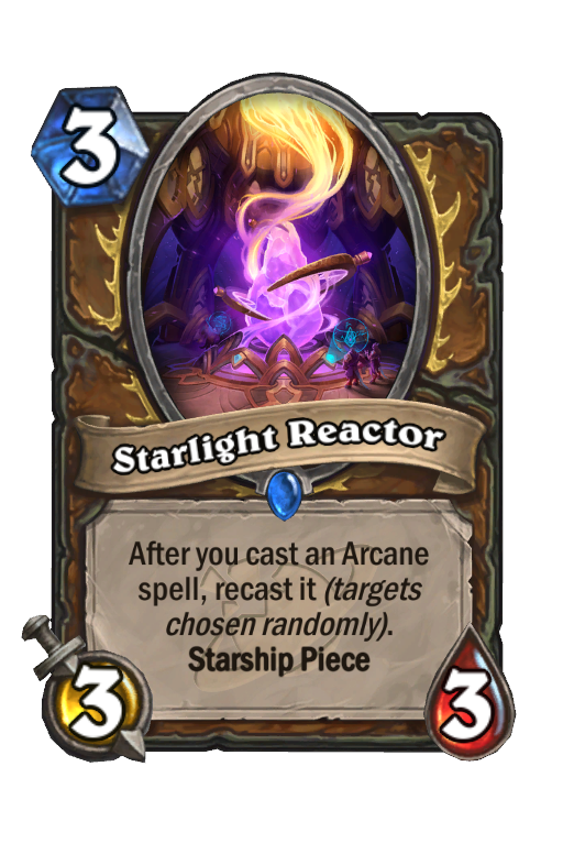 Starlight Reactor Hearthstone kártya
