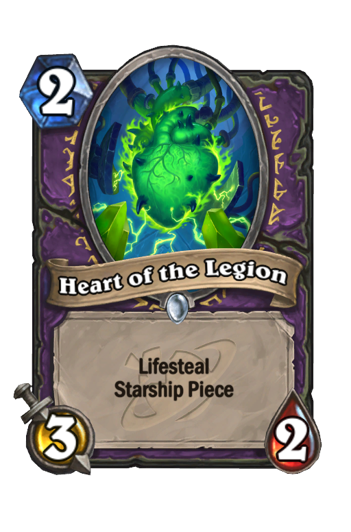 Heart of the Legion Hearthstone kártya