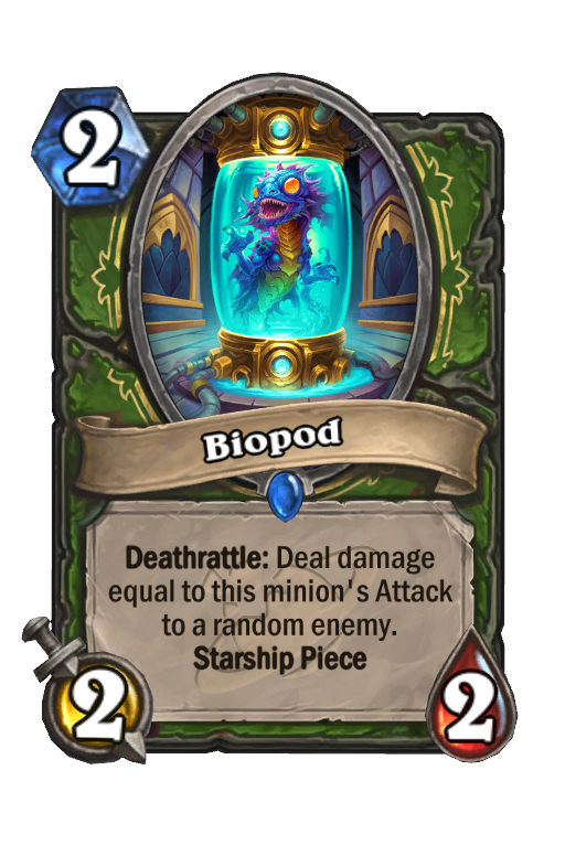 Biopod Hearthstone kártya