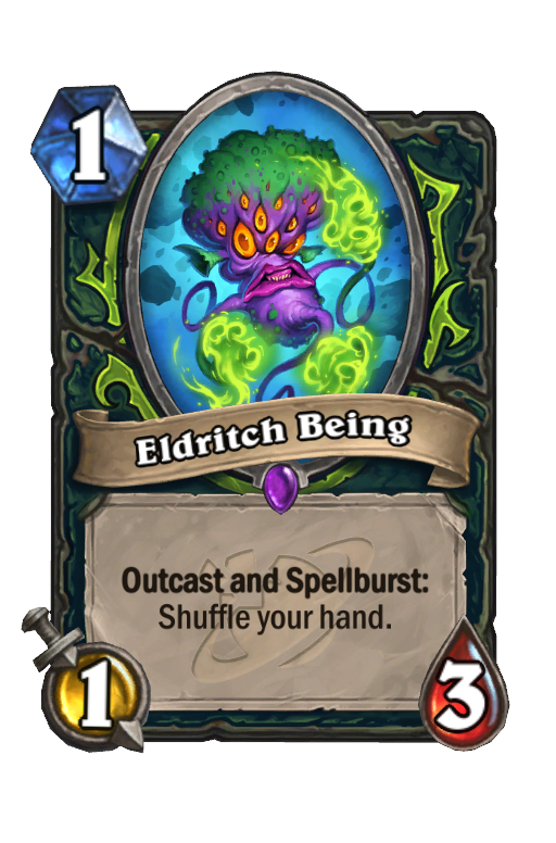 Eldritch Being Hearthstone kártya