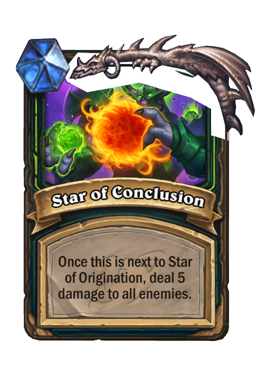 Star of Conclusion Hearthstone kártya
