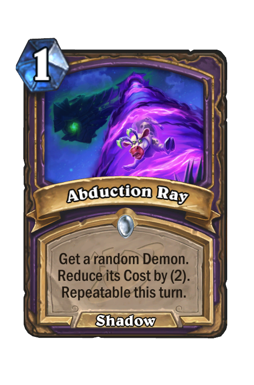 Abduction Ray Hearthstone kártya