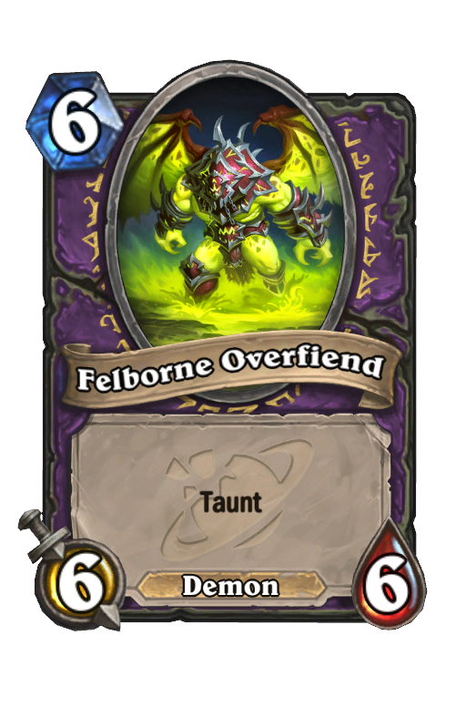 Felborne Overfiend Hearthstone kártya