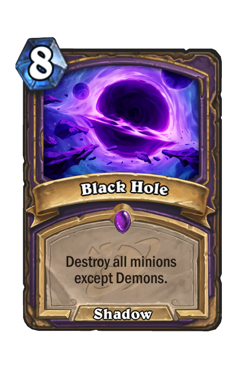 Black Hole Hearthstone kártya