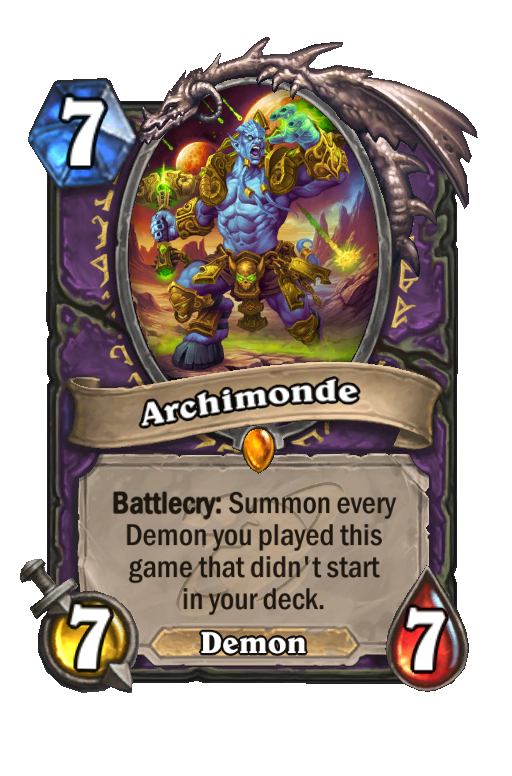 Archimonde Hearthstone kártya