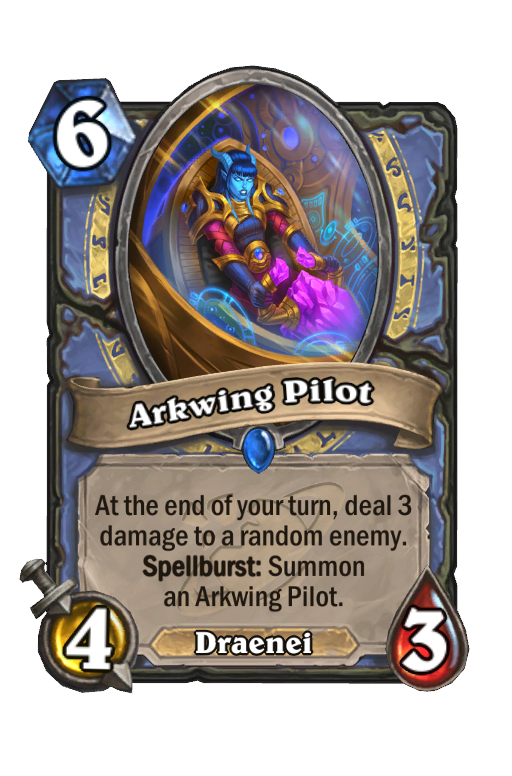 Arkwing Pilot Hearthstone kártya