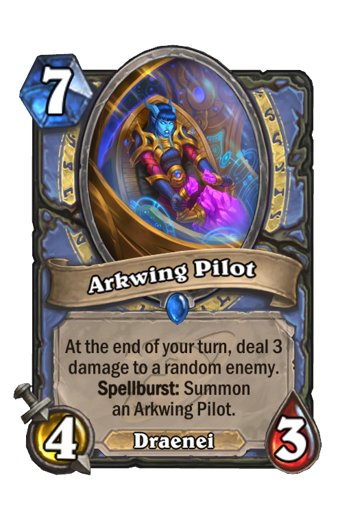 Arkwing Pilot Hearthstone kártya