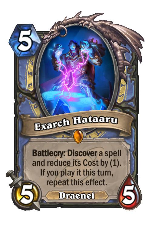 Exarch Hataaru Hearthstone kártya