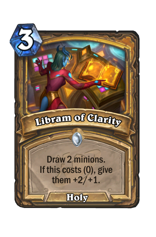 Libram of Clarity Hearthstone kártya